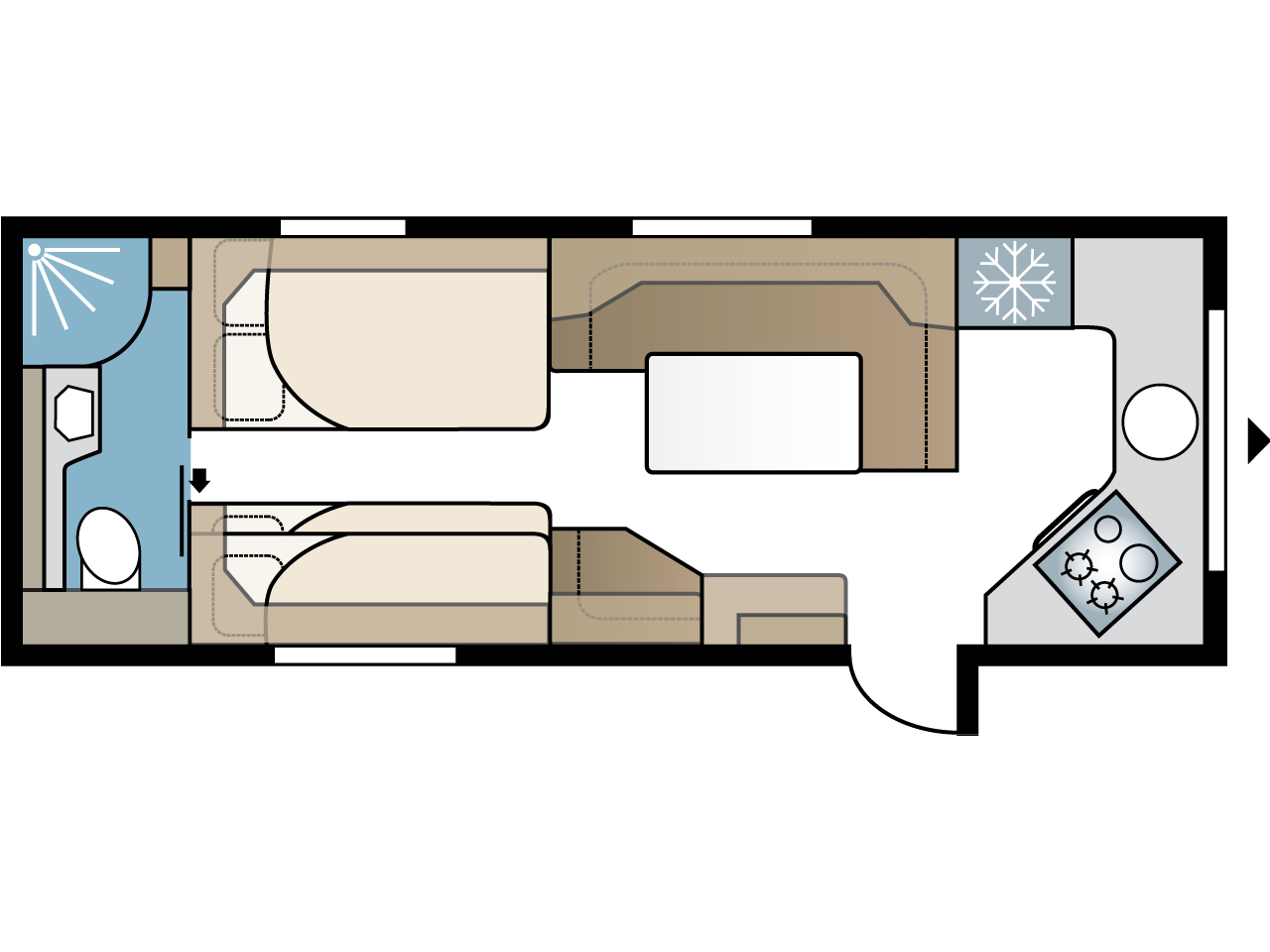 Der Kabe Imperial 740 TDL FK E9 bei heycamp.de